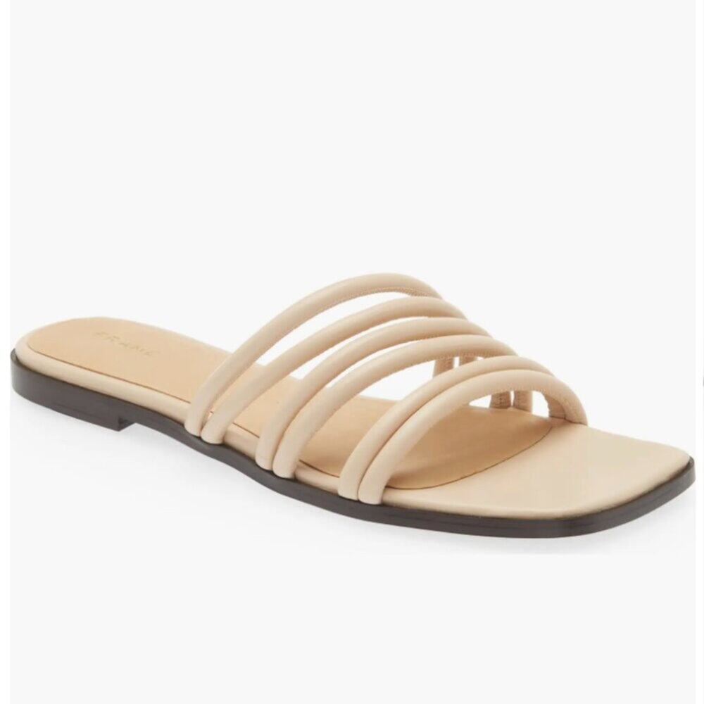 FRAME Le Capri Strappy Slide Sandal New $298.00